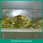 Noodles wastes